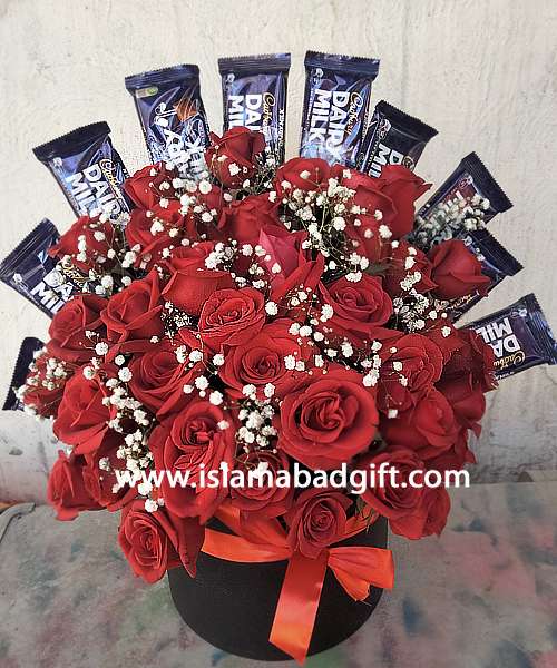 flower chocolate bouquet box